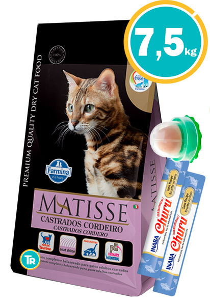 Imagen de MATISSE Castrado Cordero 7,5Kg + Golosina + Salsas