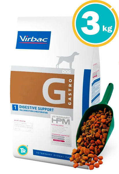 Imagen de HPM Virbac Perro Gastrointestinal Trastornos Digestivos 3kg + Pala Dosificadora