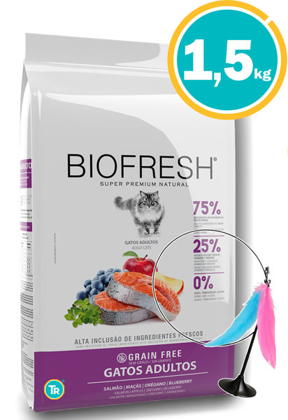 Imagen de BIOFRESH Gato Adulto 1,5 KG Salmon + Juguete