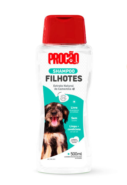 Imagen de Shampoo Para Cachorros Perros y Gatos 500ml - Procao