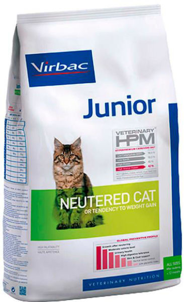 Imagen de HPM VIRBAC GATO JUNIOR NEUTERED 1.5KG
