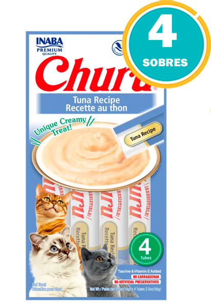 Imagen de CHURU ATÚN 56GR 4 SOBRES