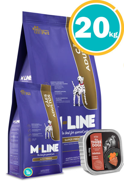 Imagen de M-LINE PERROS ADULTOS 20KG (17.5+2.5)
