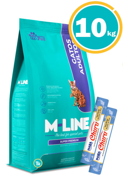 Imagen de M-LINE GATOS ADULTOS 10.1KG + Salsas