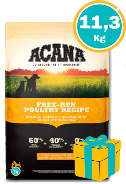 Imagen de ACANA DOG FREE-RUN POULTRY RECIPE 11.3KG