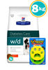 Imagen de HILLS Perro  W/D 8 kg - CONTROL DE PESO Y DIABETES + Pegatina