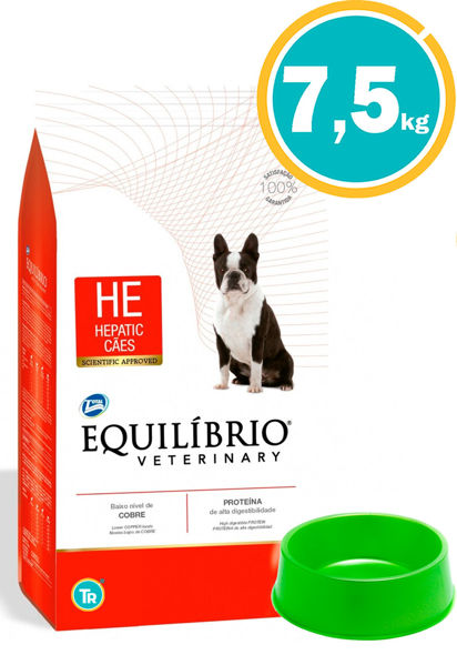 Imagen de EQUILIBRIO Canine Hepatic 7.5 kg + Comedero