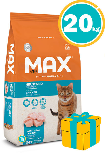 Imagen de MAX Alimento Cat Gato Castrados 20 kg