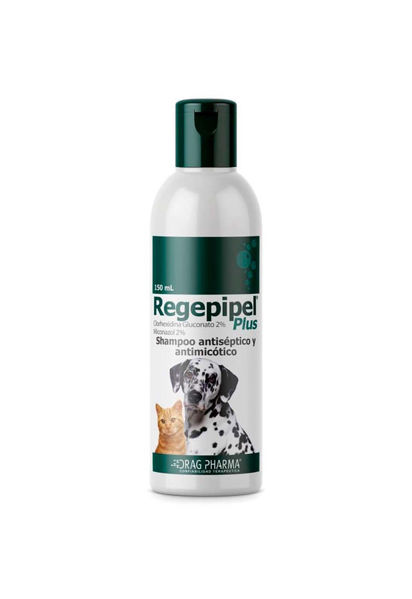 Imagen de SHAMPOO REGEPIPEL PLUS ANTISEPTICO Y ANTIMICOTICO 150ML