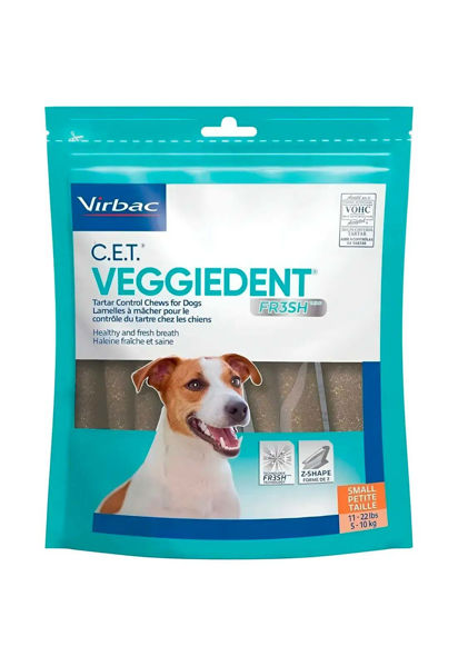 Imagen de HPM Virbac Stick VeggieDent Fresh Aliento Fresco para perros pequeños 5-10kg