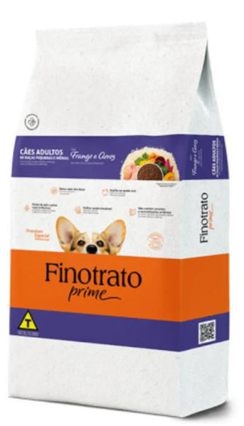Imagen de FINOTRATO PRIME PERRO ADULTO RAZA Med y Peq 10.1 KG (POLLO Y ARROZ)