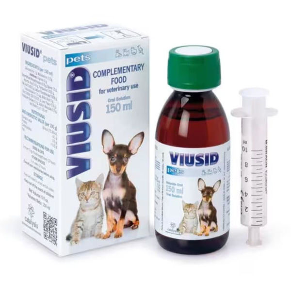 Imagen de Viusid Pets Solución Oral 150 mL (Antioxidante con acción antiviral)