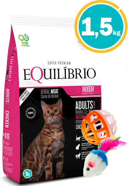 Imagen de EQUILIBRIO Gato Adulto 1,5kg + Ratón y pelota