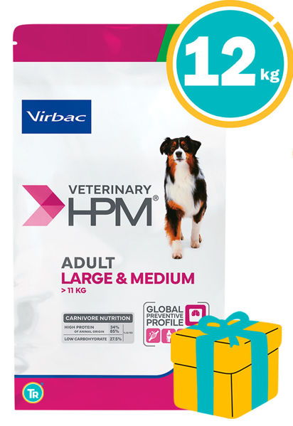 Imagen de HPM Virbac Perro Adulto Raza Mediana y Grande 12kg nuevo envase