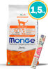 Imagen de MONGE Cat Monoprotein Sterilized Pato 1.5kg + Regalo a elección