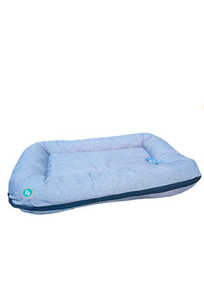 Imagen de COLCHONETA GRIS FORRO REMOVIBLE GRANDE