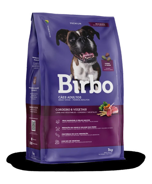 Imagen de BIRBO PERROS ADULTOS TRADICIONAL CORDERO Y VEGETALES 15KG