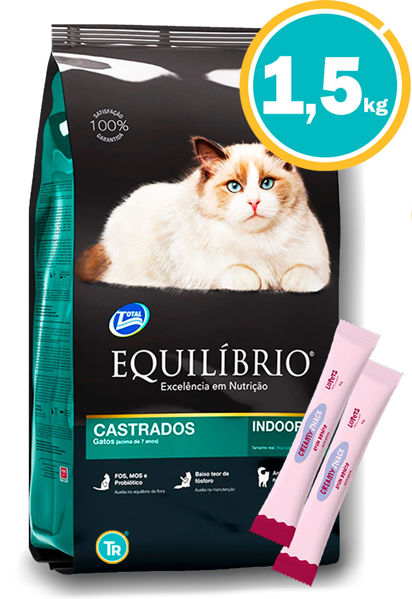 Imagen de EQUILIBRIO Gato Mature Castrado 1,5kg + Salsas