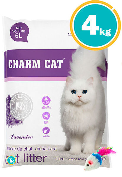 Imagen de SANITARIO BENTONITA CHARM 4KG(5L) VARIOS AROMAS