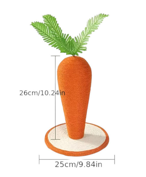 Imagen de RASCADOR PARA GATO ZANAHORIA S