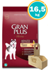 Imagen de GRAN PLUS DOG ADULTO CARNE RAZAS MEDIANAS Y GRANDES 15 + 1.5 KG