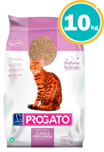 Imagen de PROGATO sanitario granulado PERFUMADO (floral) 10KG