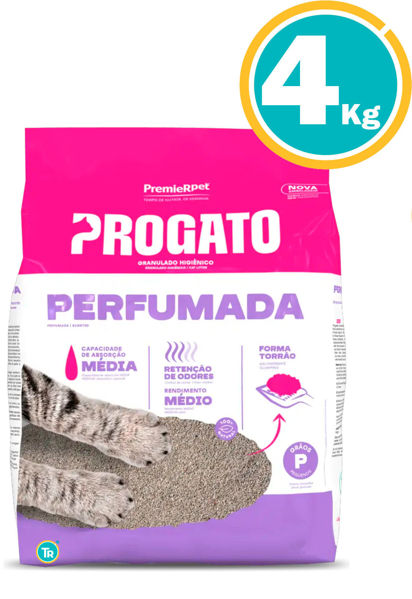 Imagen de PROGATO sanitario granulado PERFUMADO (floral) 4KG