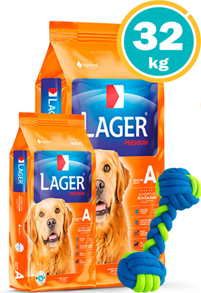 Imagen de LAGER Adulto 32 kg + Juguete Cuerda