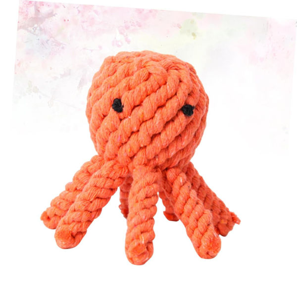 Imagen de JUGUETE PULPO CUERDA DE ALGODON 10CM - PEPITO