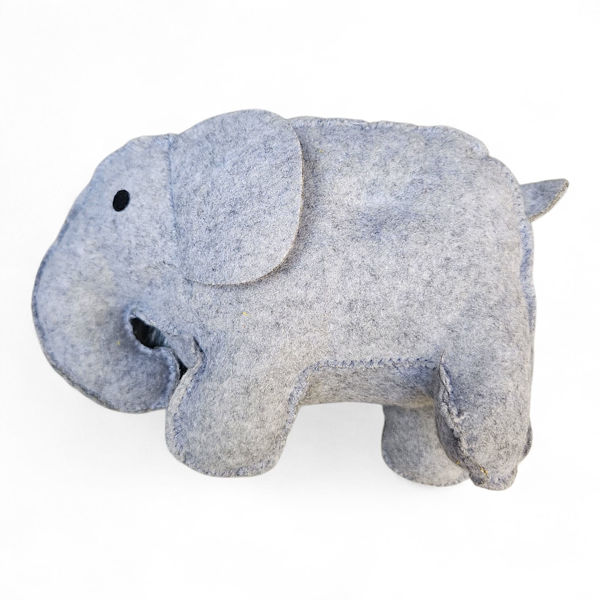 Imagen de JUGUETE PELUCHE ELEFANTE GRIS (CE-341)
