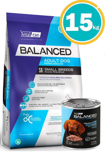 Imagen de BALANCED Perro  Adulto Razas Pequeñas 15 kg