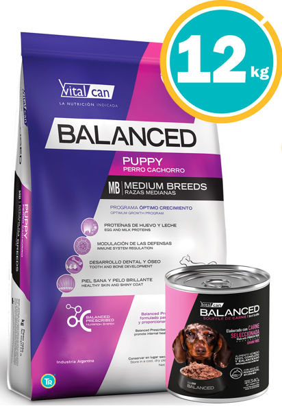 Imagen de BALANCED Perro Cachorro Mediano 12Kg