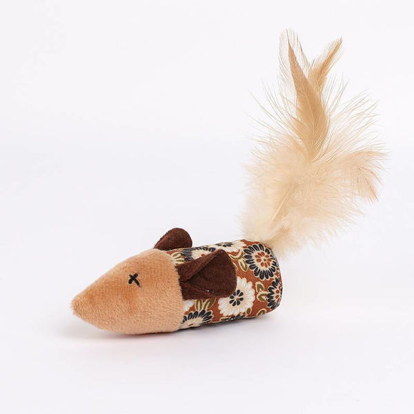 Imagen de JUEGUETE RATÓN CON HIERBA GATERA - PEPITO