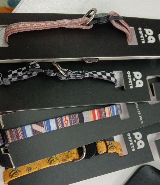 Imagen de COLLAR GATO QQPETS AJUSTABLE VARIOS DISEÑOS (16-28CM)