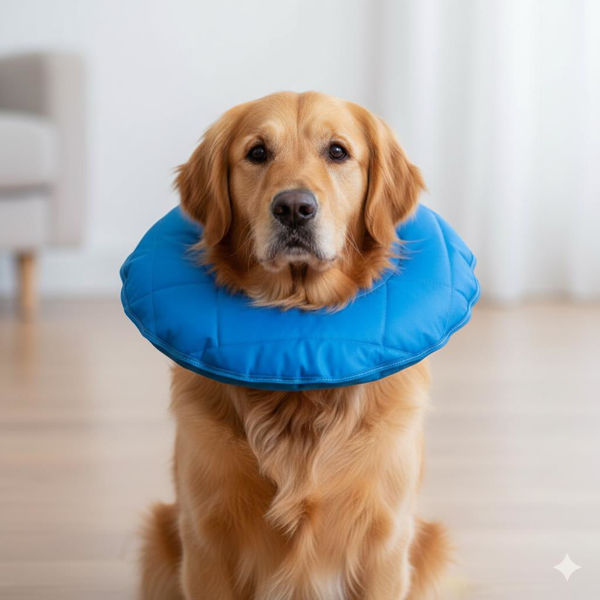 Imagen de COLLAR ISABELINO INFLABLE M (BABY-227-M)