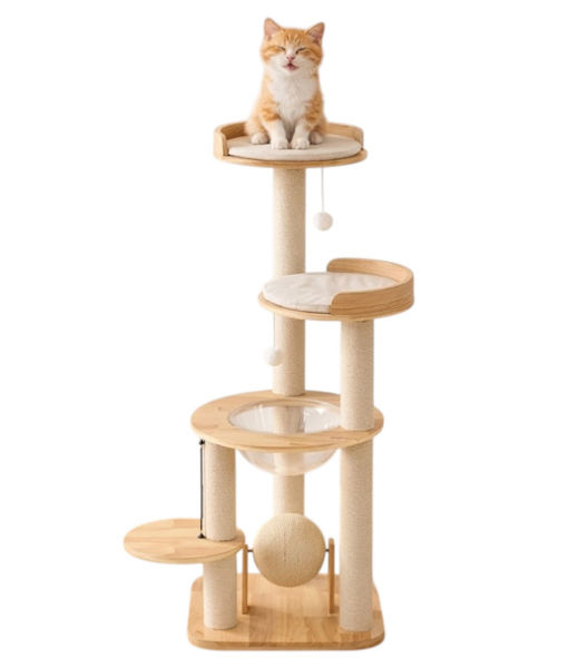 Imagen de Rascador GATO 3 niveles con burbuja