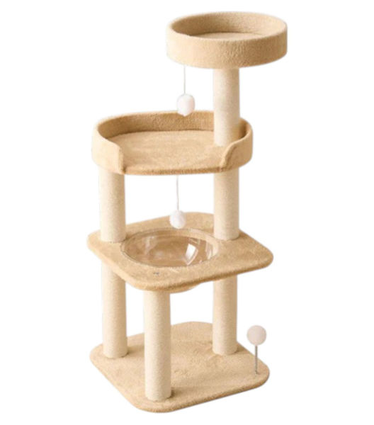 Imagen de Rascador 3 Niveles cápsula beige