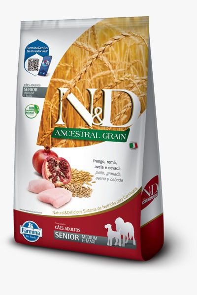 Imagen de NYD CANINE SENIOR ANCESTRAL MED/MAX 10KG