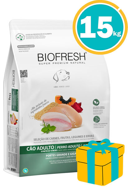 Imagen de BIOFRESH Alimento Perro Adultos Razas Grandes 15 kg