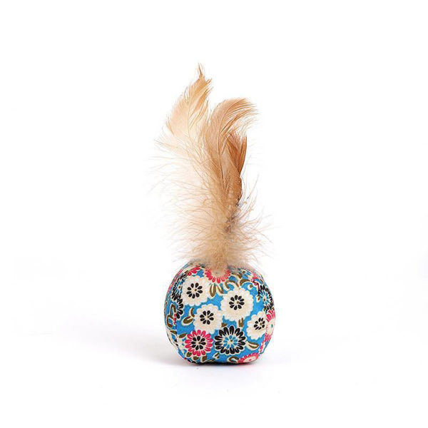 Imagen de JUGUETE PELOTA CON HIERBA GATERA - PEPITO