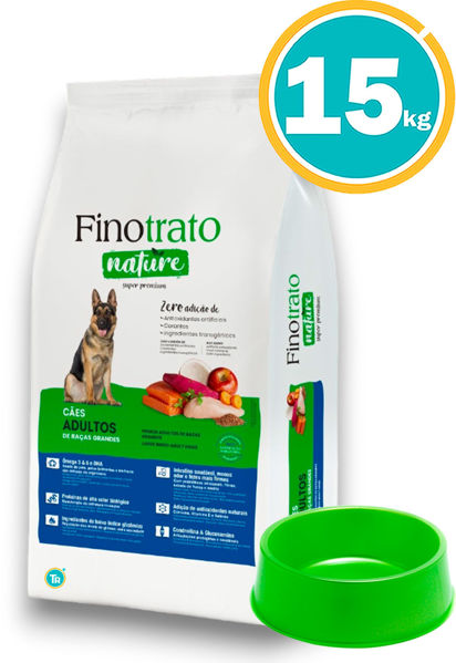 Imagen de FINOTRATO NATURE PERRO ADULTO RAZA GRANDE 15kg