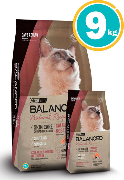 Imagen de BALANCED Natural Recipe Gato Adulto Salmon Rosado 7.5+1.5kg