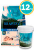 Imagen de Bravery Perro Adulto Med/Gra ARENQUE 12kg + contenedor