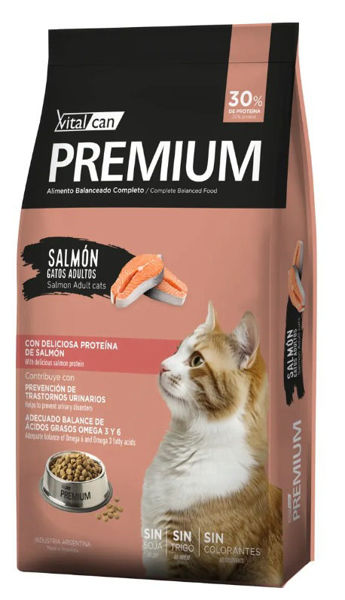 Imagen de VITALCAN PREMIUM CAT ADULT SALMON 1KG