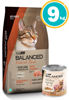 Imagen de BALANCED Natural Recipe Gato Adulto TRUCHA 7.5 +1.5kg + Lata