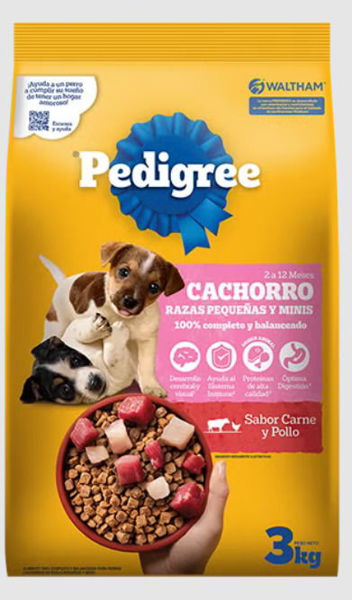Imagen de PEDIGREE CACHORRO RAZAS PEQUEÑAS 3KG
