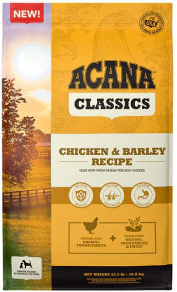 Imagen de ACANA DOG CLASSICS CHICKEN Y BARLEY RECIPE 10.2KG
