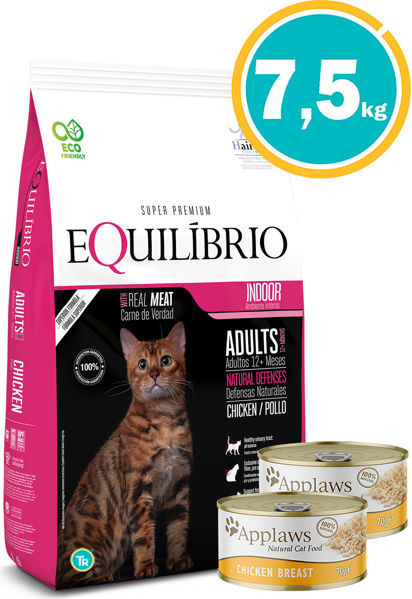 Imagen de EQUILIBRIO Gato Adulto 7.5kg + Latas Applaws