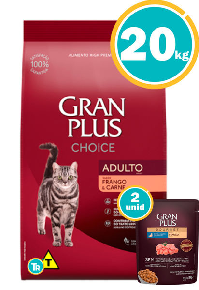 Imagen de GRAN PLUS Choice Alimento Adulto 20kg + Salsa