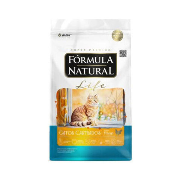 Imagen de FORMULA NATURAL LIFE GATO CASTRADO POLLO 500GRS